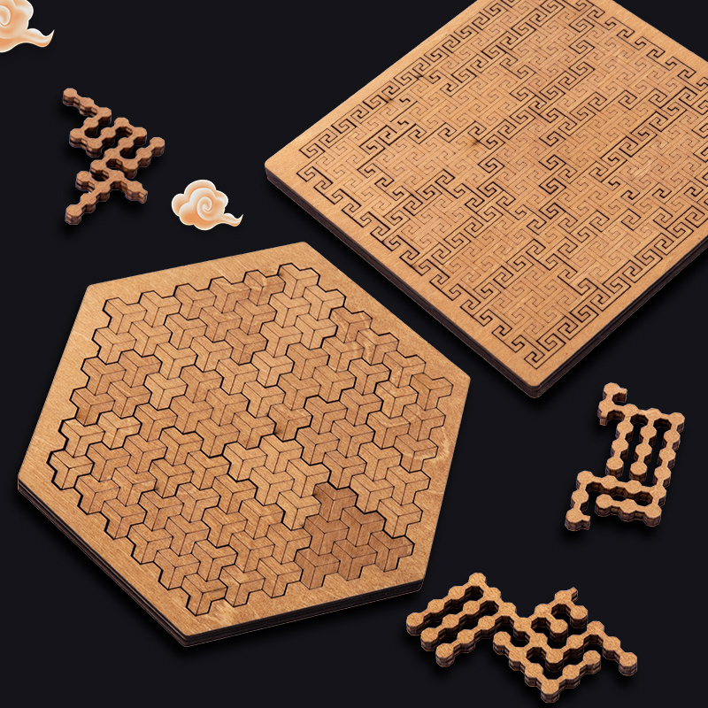 Impossible Wooden Puzzle IQ Pu - Brain Teaser Cube reseña y precio