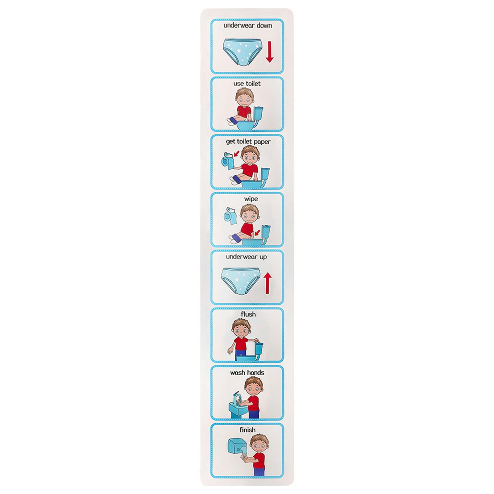 Toilet Training Chart Life Ski - Kids Education Charts reseña y precio