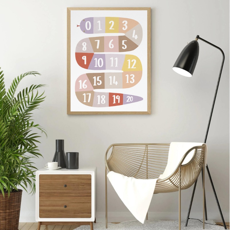 Educational Animal Alphabet Wa - Kids Education Charts reseña y precio