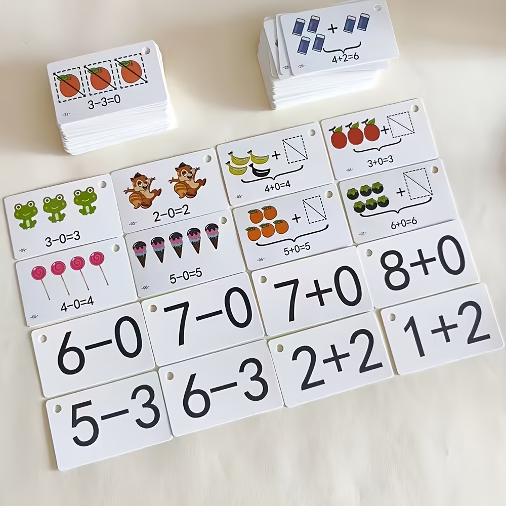 132 Cards with Addition and Su - Kids Education Card reseña y precio