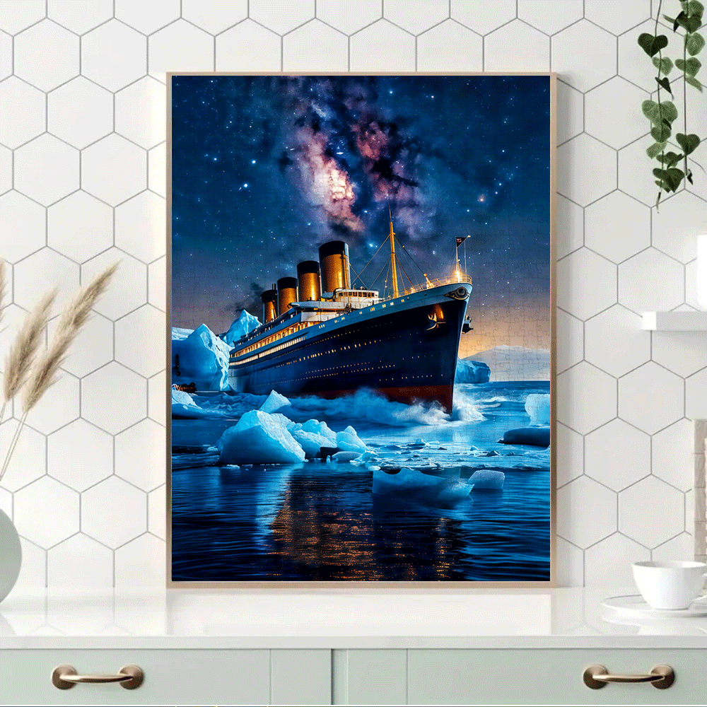 1000pcs Large Titanic Ship & I - Brain Teaser Cube reseña y precio