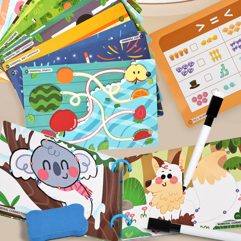 Reusable Kids Busy Book Alphab - Kids Education Number reseña y precio