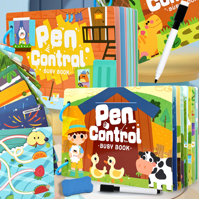 Reusable Kids Busy Book Alphab - Kids Education Number reseña y precio