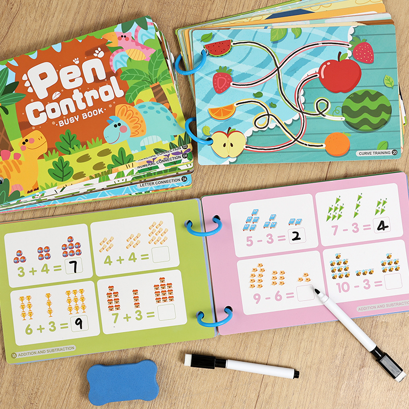 Reusable Kids Busy Book Alphab - Kids Education Number reseña y precio