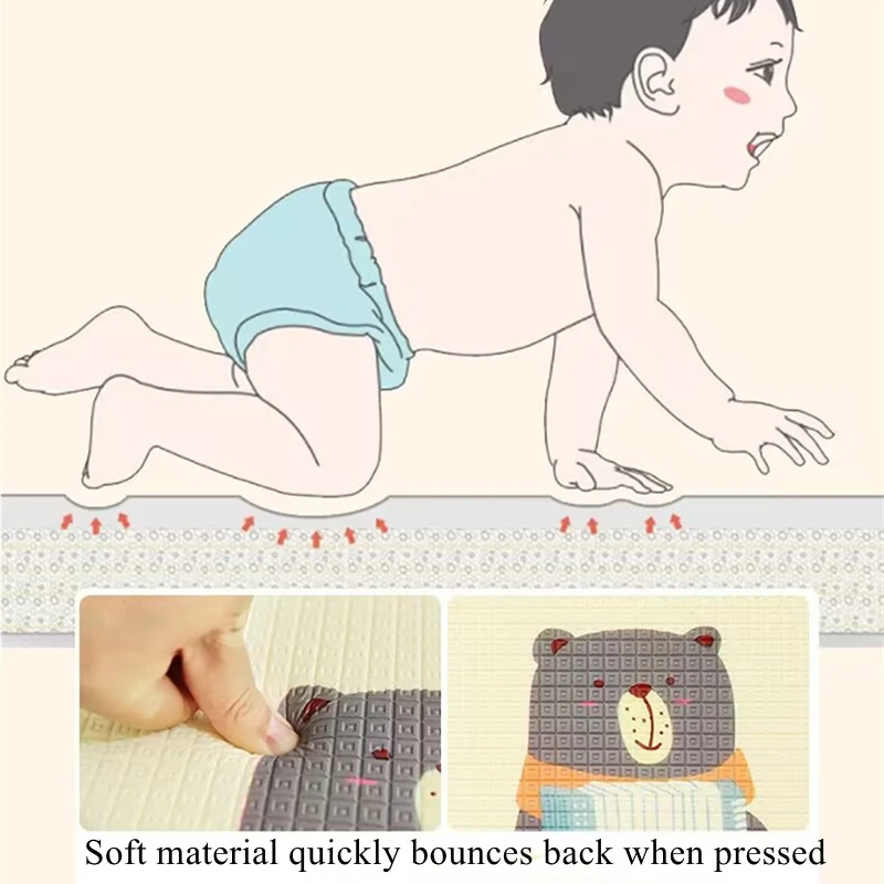 Baby Play Mat Thicken 1/0.5cm  - Kids Education Bd reseña y precio