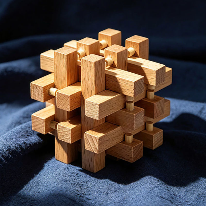 Luban Lock Eighteen LuoHan Woo - Brain Teaser Cube reseña y precio