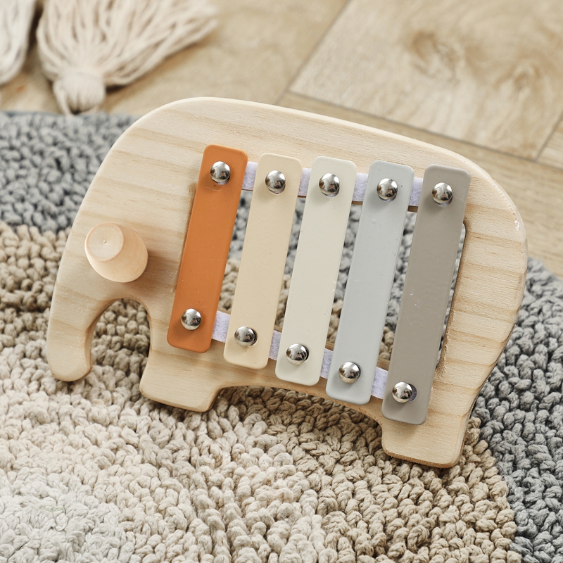 Montessori Wooden 5 Tones Mult - Kids Education Bell reseña y precio