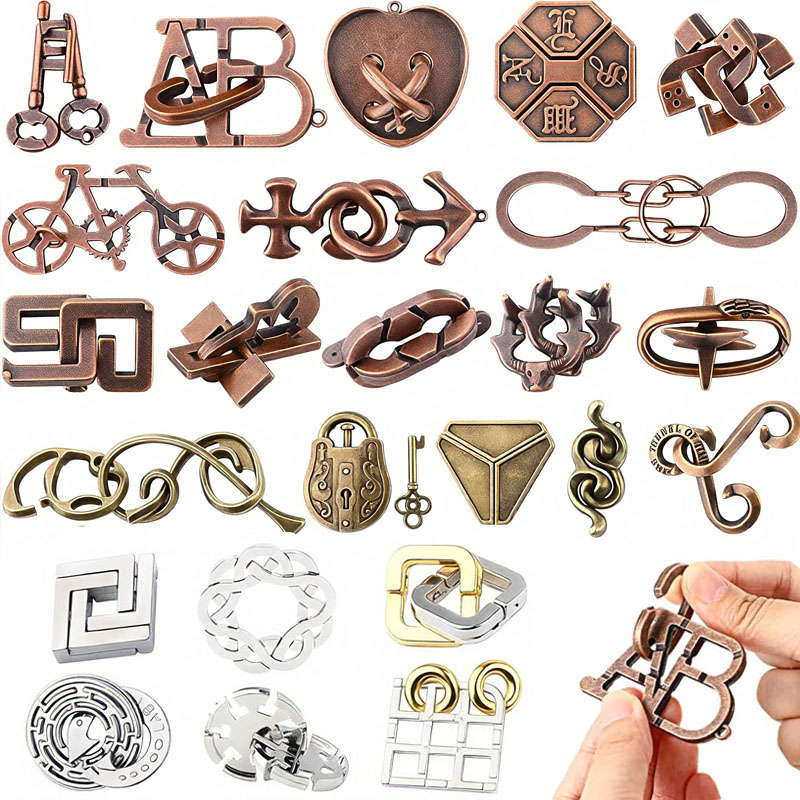 Magic Metal Brain Teaser Puzzl - Brain Teaser Cube reseña y precio