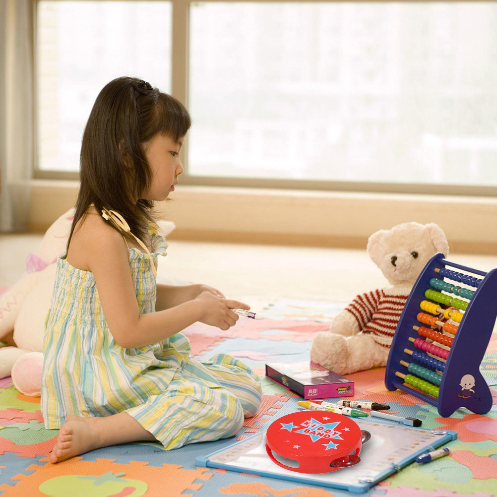 1Pcs Kids Tambourine Handheld  - Kids Education Bell reseña y precio