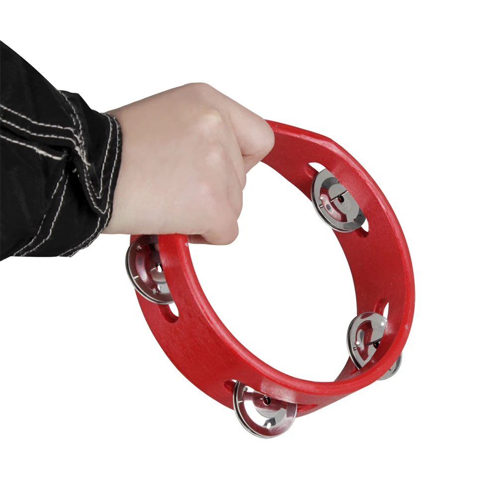 6 Inch Red Hand Ringing Bell P - Kids Education Bell reseña y precio