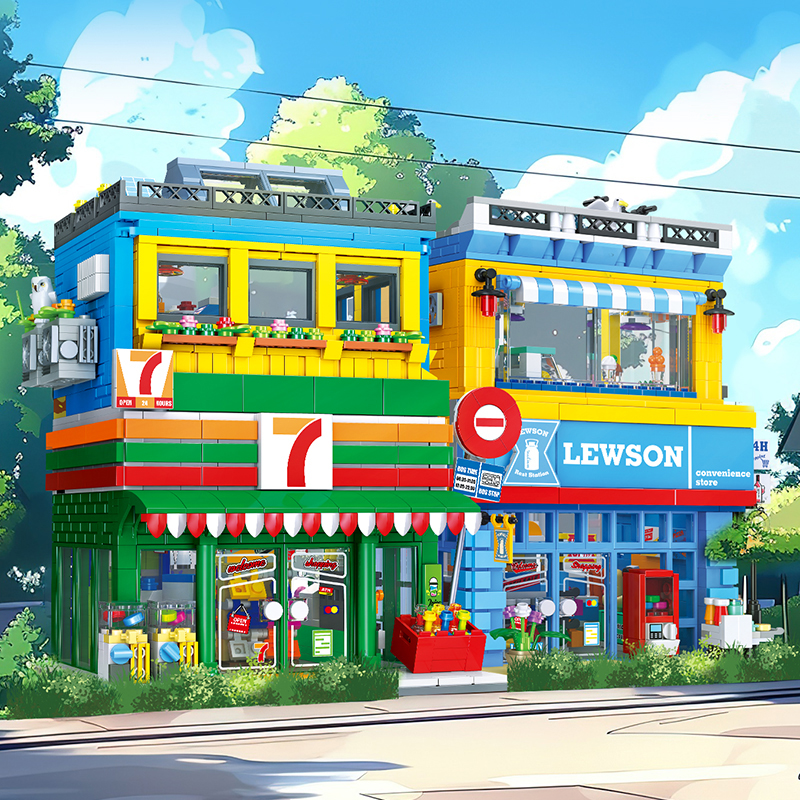 1263+PCS Street Scene Convenie - Kids Education App reseña y precio