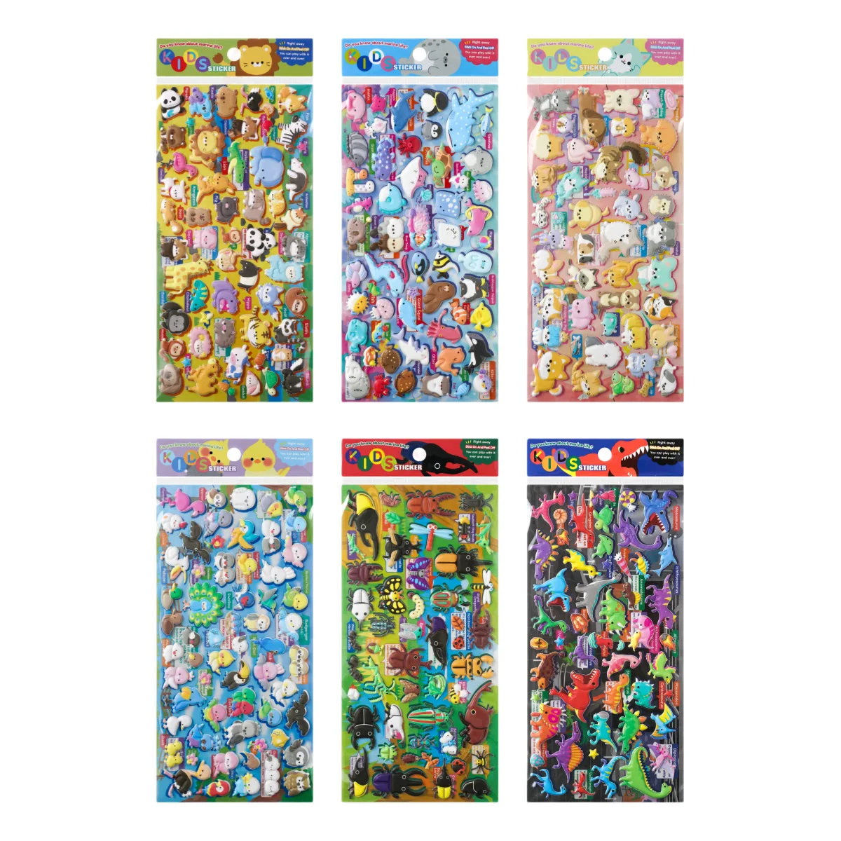 ot Sale 3D Kawaii Label Animal - Kids Education Charts reseña y precio