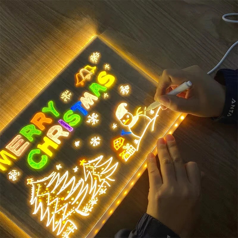 Magic Glow Kids Drawing Board: - Kids Education Tablet reseña y precio