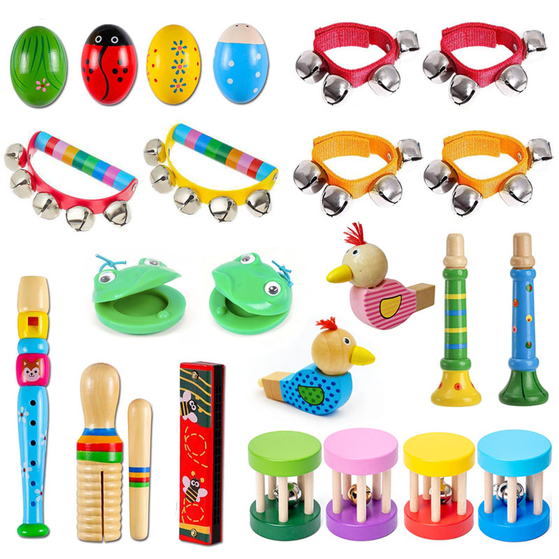 Wooden Music Instruments for K - Kids Education Bell reseña y precio