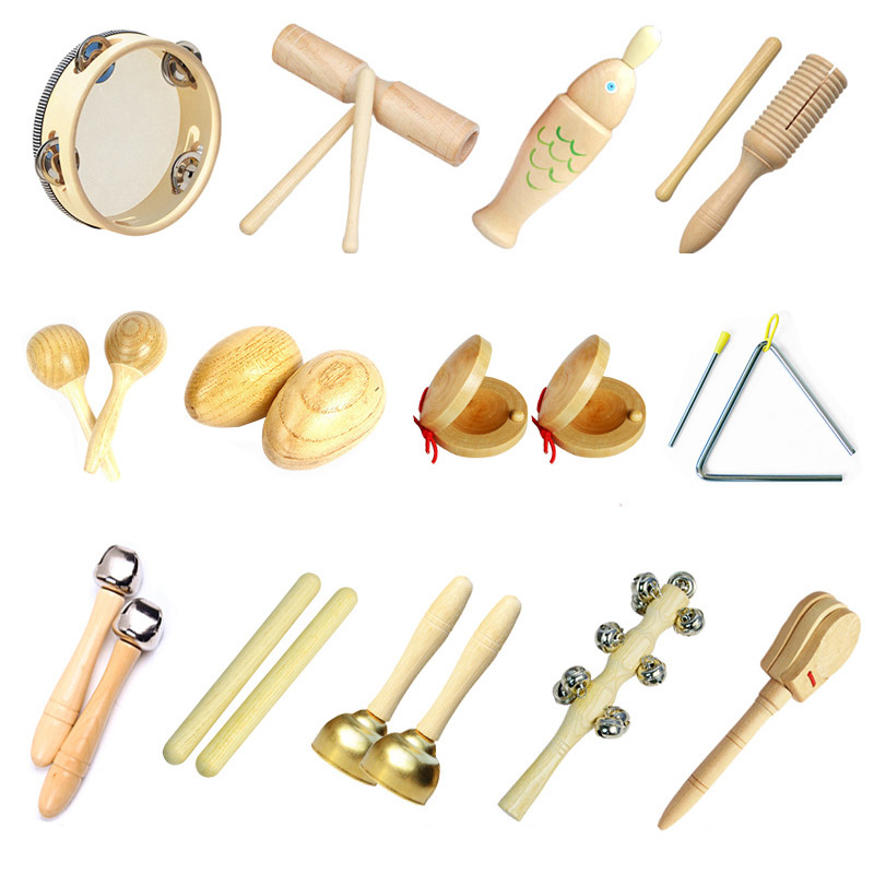 Wooden Rattles Baby Toys Grasp - Kids Education Bell reseña y precio