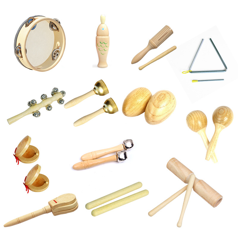 Wooden Rattles Baby Toys Grasp - Kids Education Bell reseña y precio