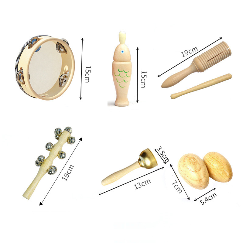 Wooden Rattles Baby Toys Grasp - Kids Education Bell reseña y precio