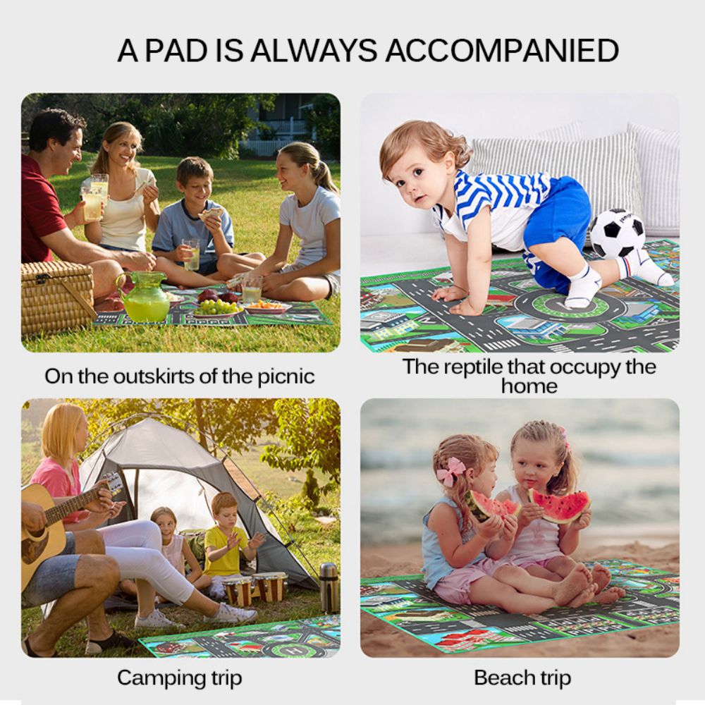 130*100CM Baby Play Mat City T - Kids Education Rug reseña y precio