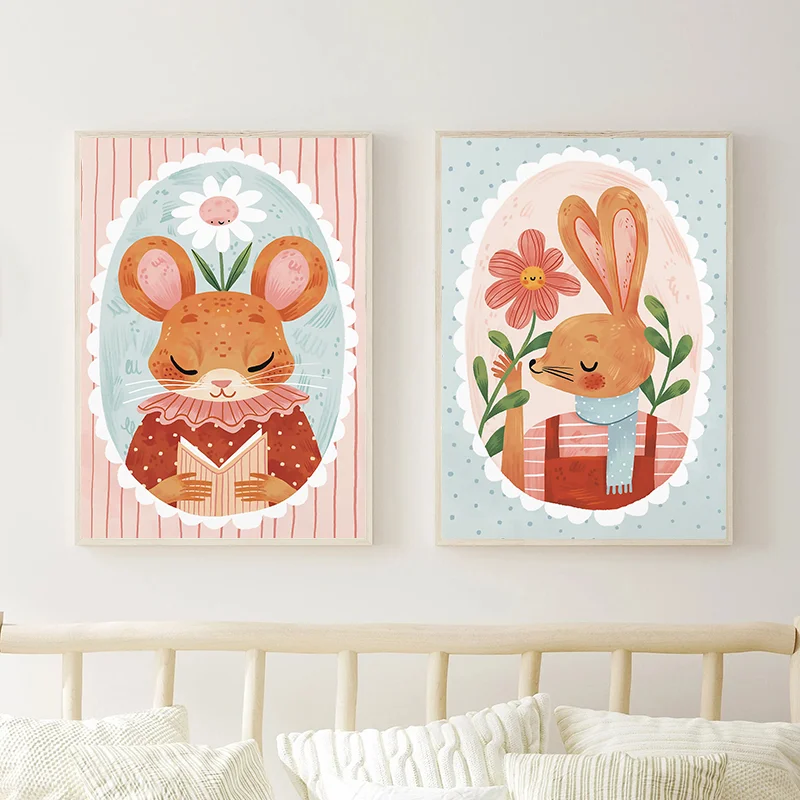 Floral Alphabet Education Kid  - Kids Education Room reseña y precio