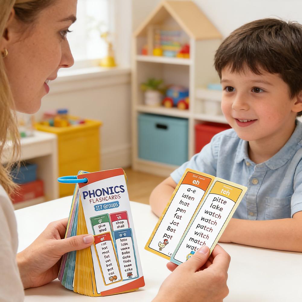 117 Groups Phonics Flashcards  - Kids Education Card reseña y precio