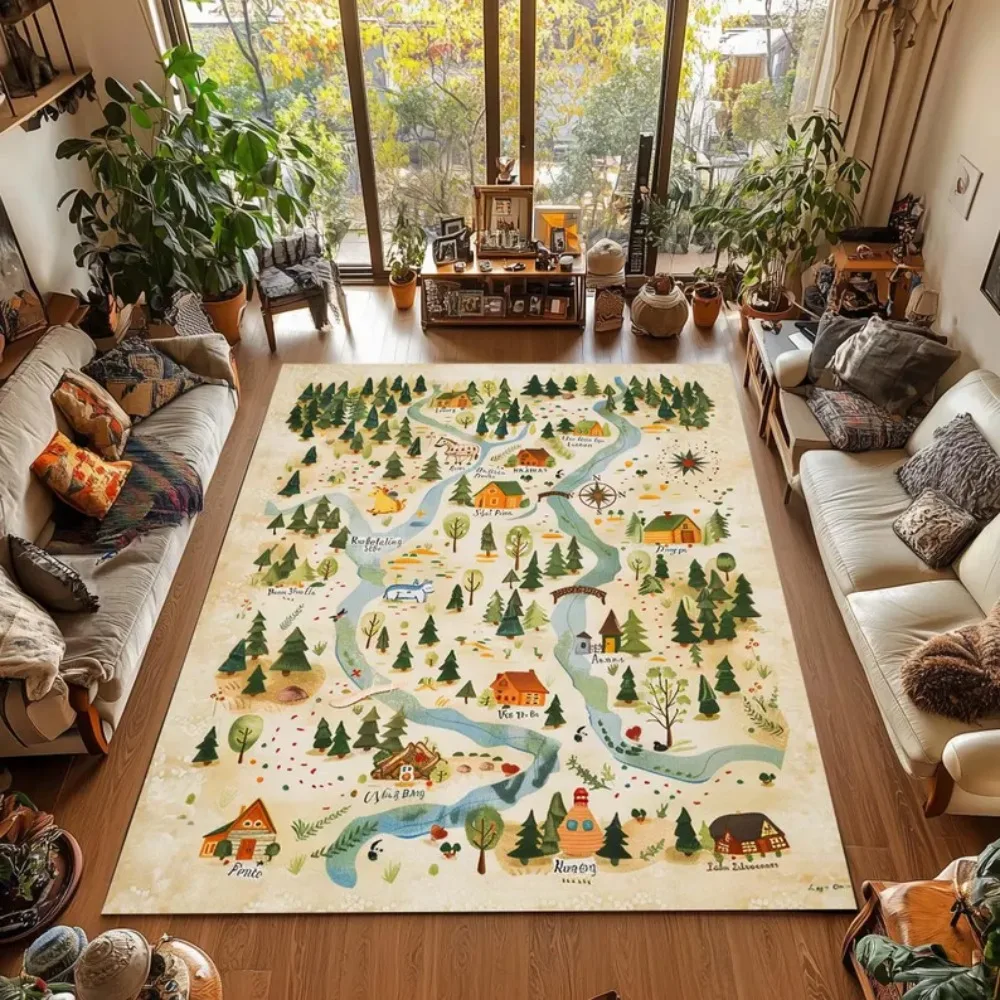 Vibrant Interactive Kids World - Kids Education Rug reseña y precio