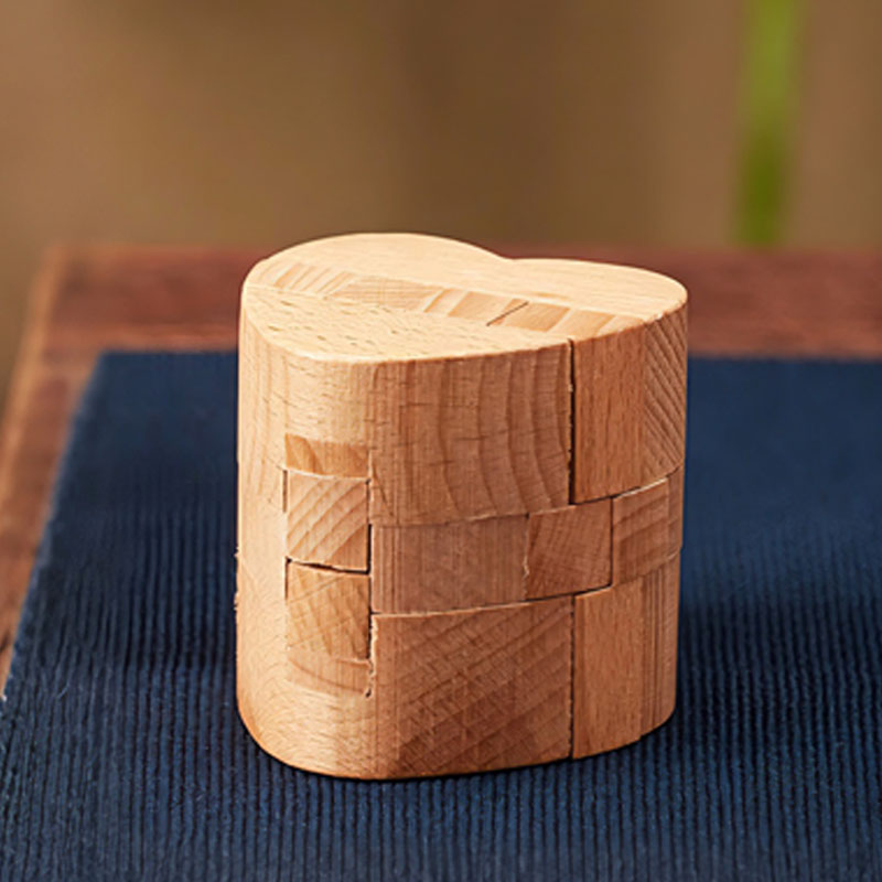 Luban Lock Heart Shaped Puzzle - Brain Teaser Cube reseña y precio