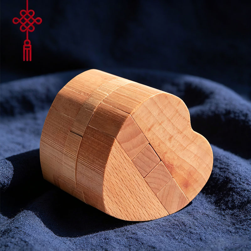 Luban Lock Heart Shaped Puzzle - Brain Teaser Cube reseña y precio