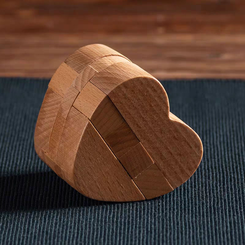 Luban Lock Heart Shaped Puzzle - Brain Teaser Cube reseña y precio