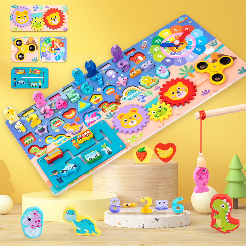 Montessori Wooden Toys Kids Bu - Kids Education Number reseña y precio