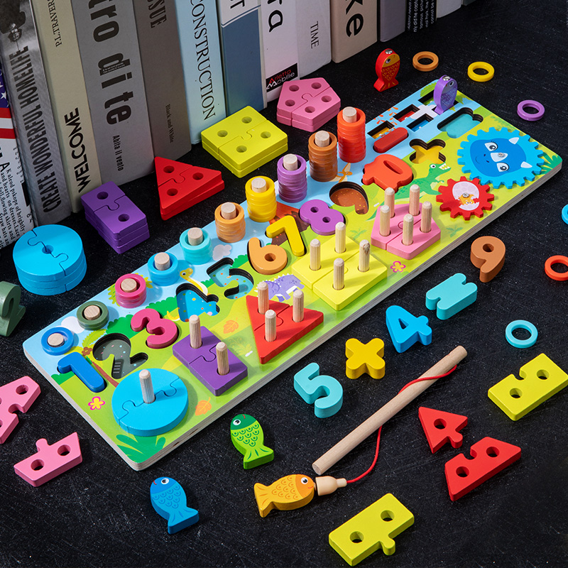 Montessori Wooden Toys Kids Bu - Kids Education Number reseña y precio