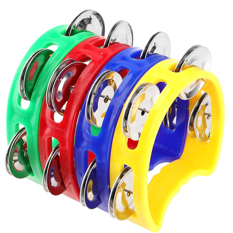 2PCS Plastic Hand Held Percuss - Kids Education Bell reseña y precio