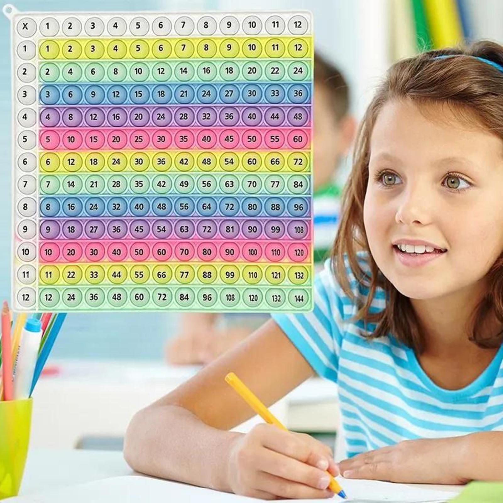 Rainbow Silicone Multiplicatio - Kids Education Charts reseña y precio