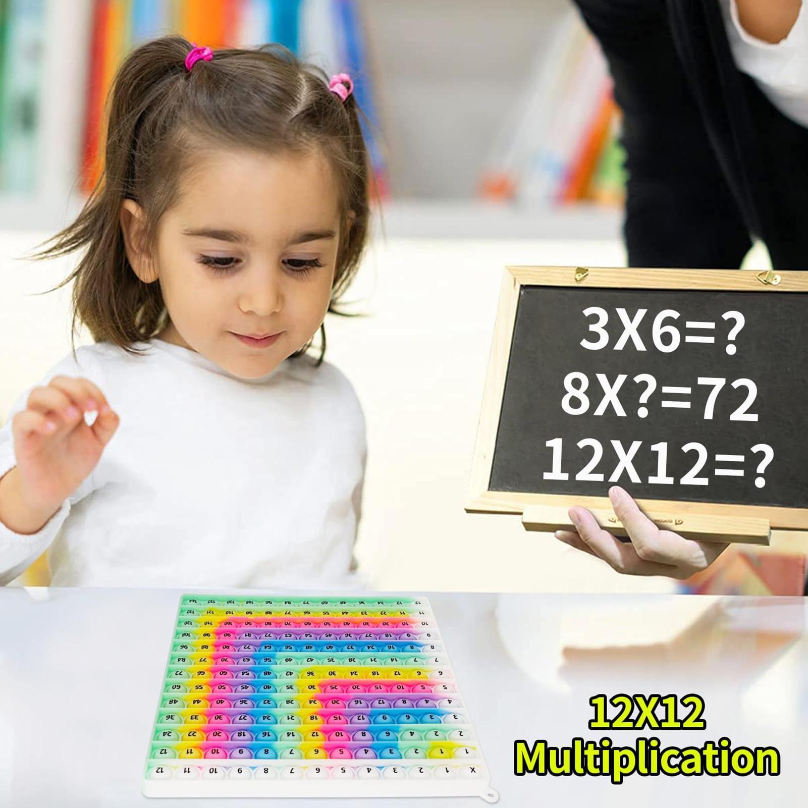 Rainbow Silicone Multiplicatio - Kids Education Charts reseña y precio