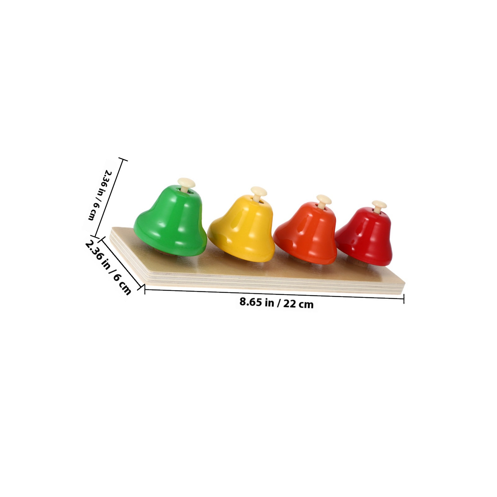 2Set Wooden Percussion Instrum - Kids Education Bell reseña y precio