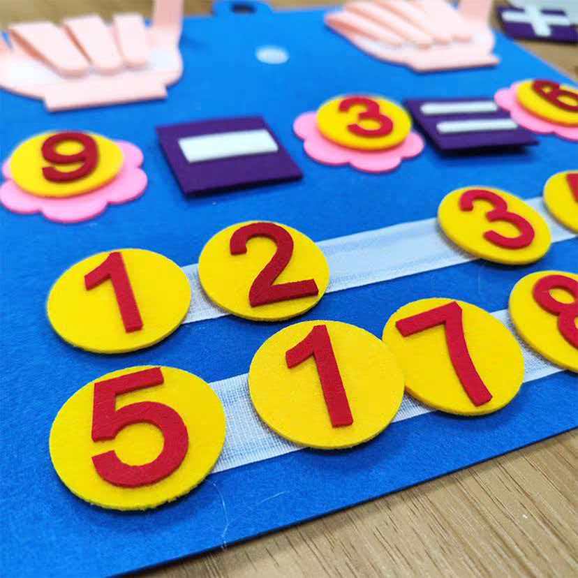 Felt Finger Math Numbers Monte - Kids Education Number reseña y precio