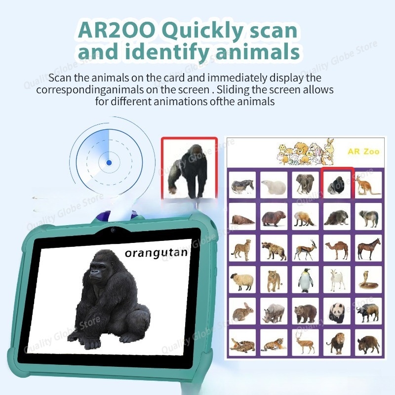 7.0 Inch  Wi-Fi Kids Tablet PC - Kids Education Tablet reseña y precio