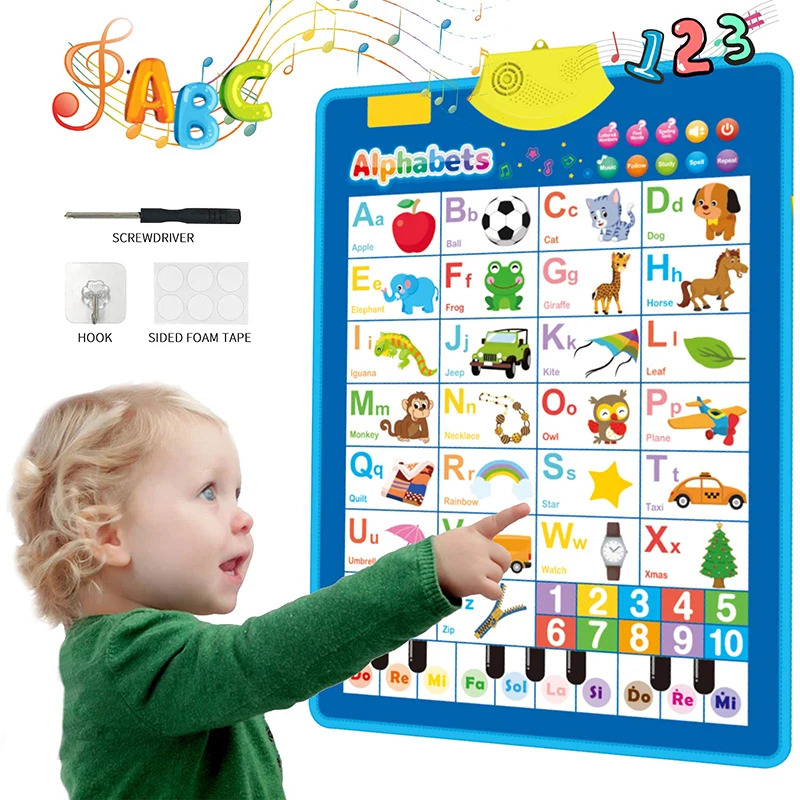 Electronic English Alphabet Wa - Kids Education Charts reseña y precio