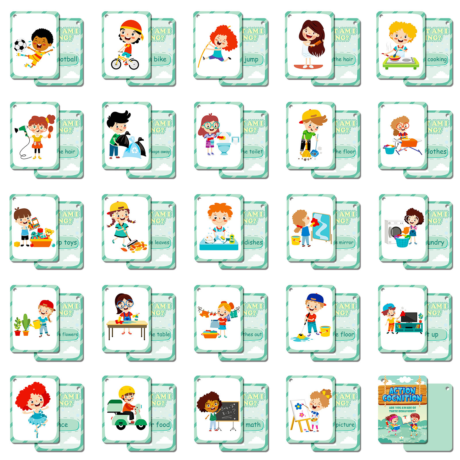 50Pcs/Set Cognition Learning C - Kids Education App reseña y precio