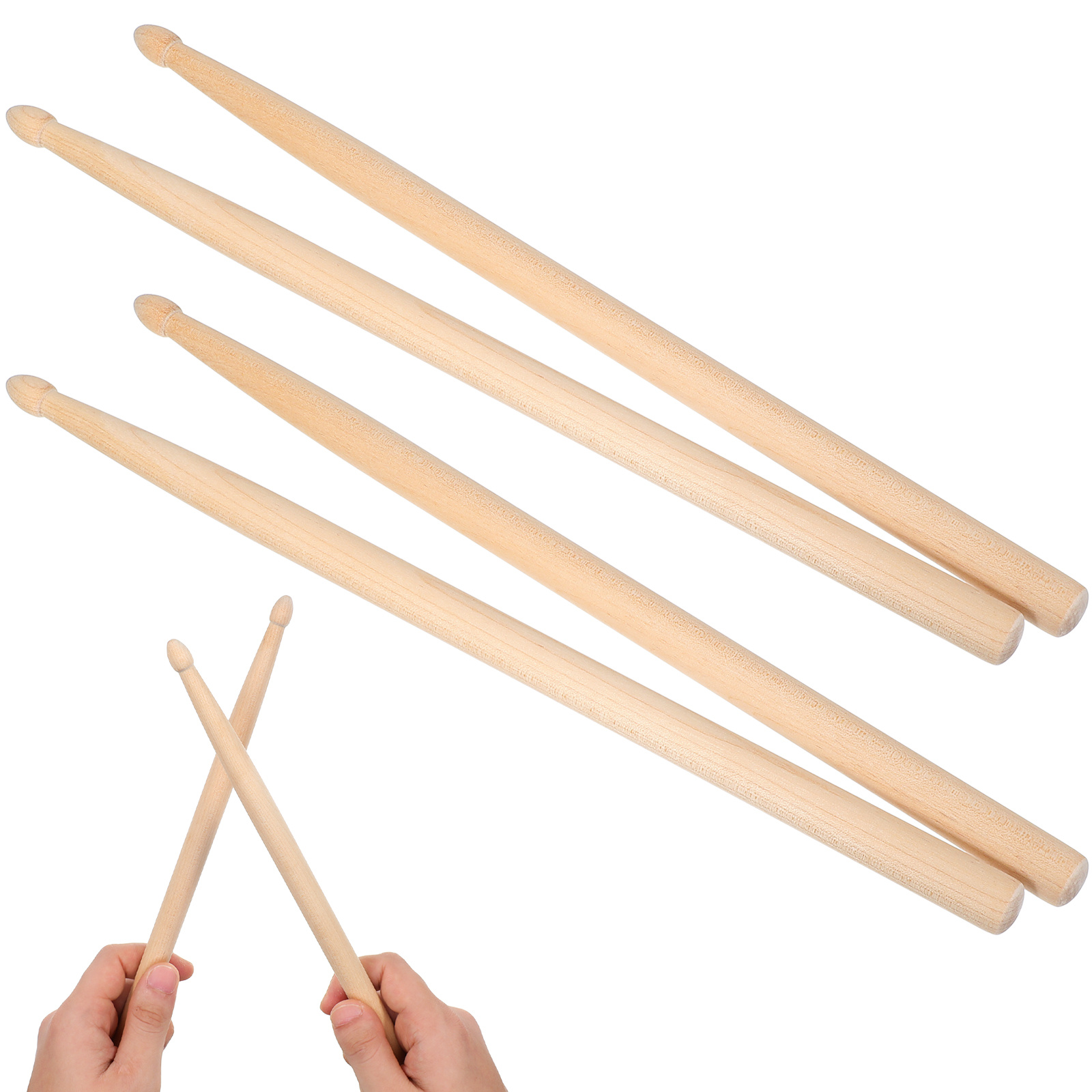 4pcs Children Drum Sticks Mapl - Kids Educational Songs reseña y precio