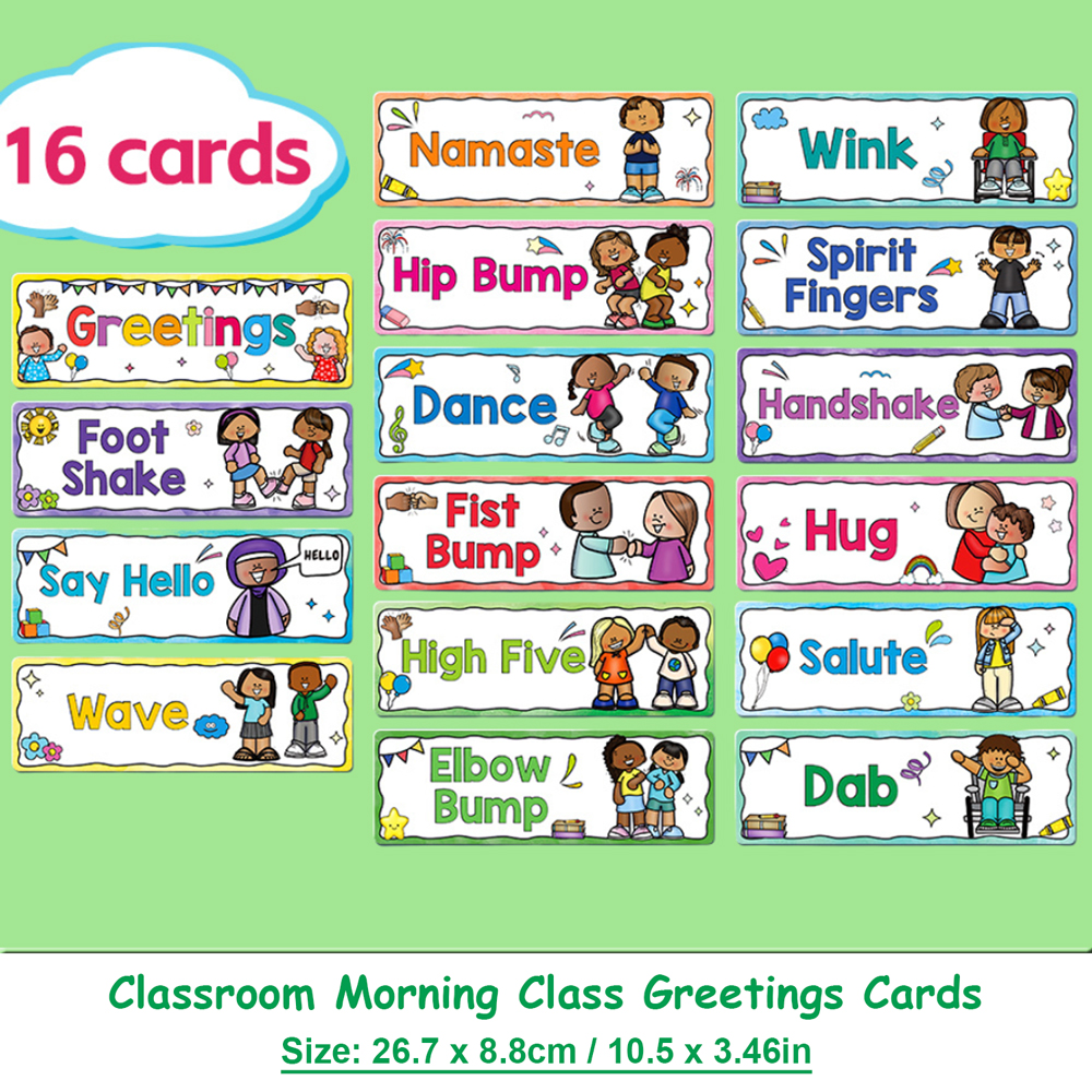 Common Greetings Educational C - Kids Education Card reseña y precio