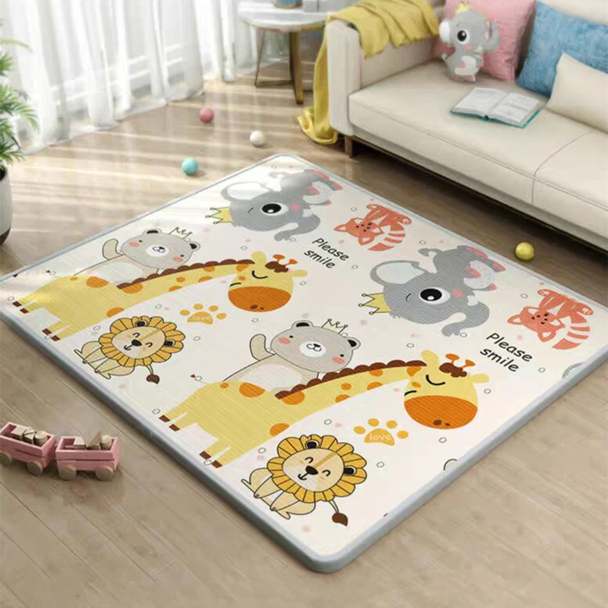 5 sizes to choose Cartoon Baby - Kids Education Rug reseña y precio