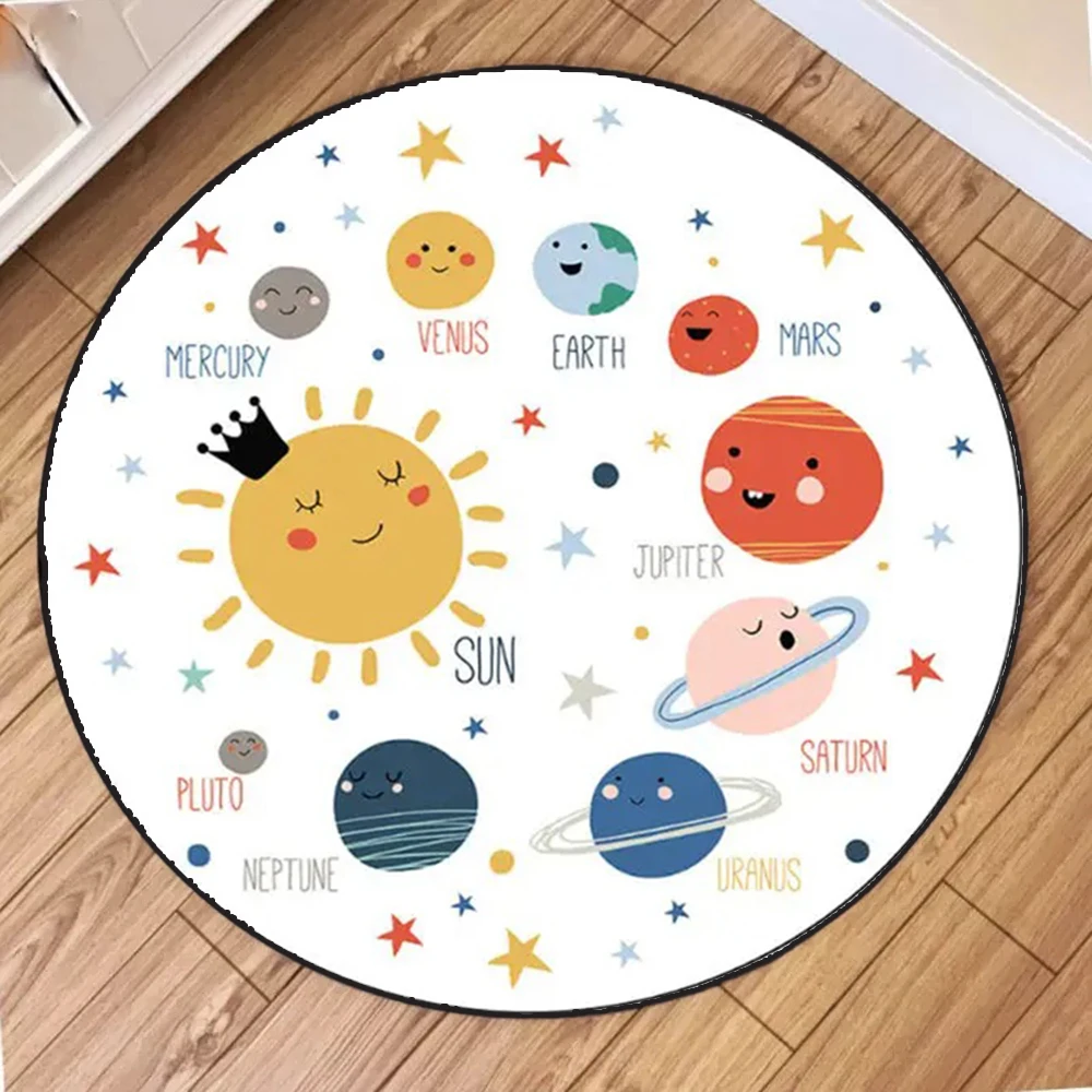 Kids Space Round Rug Collectio - Kids Education Rug reseña y precio