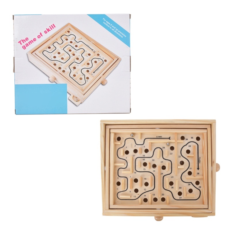 Adult Kid Wooden Educational M - Brain Teaser Cube reseña y precio