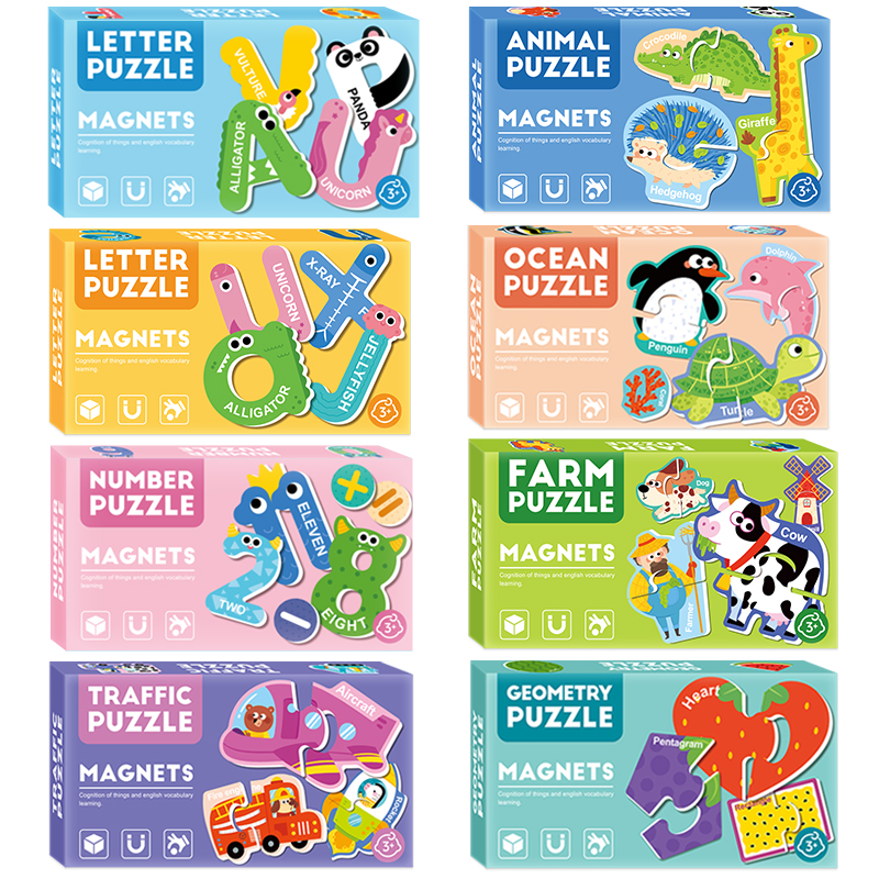 Magnetic Cognitive Matching Pu - Kids Education Number reseña y precio
