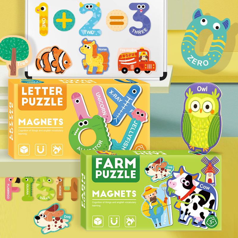 Magnetic Cognitive Matching Pu - Kids Education Number reseña y precio
