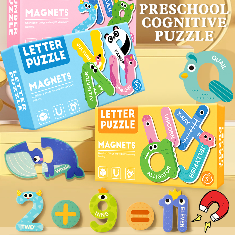Magnetic Cognitive Matching Pu - Kids Education Number reseña y precio