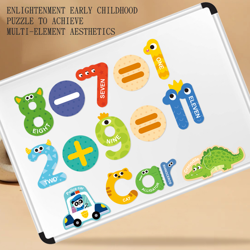Magnetic Cognitive Matching Pu - Kids Education Number reseña y precio