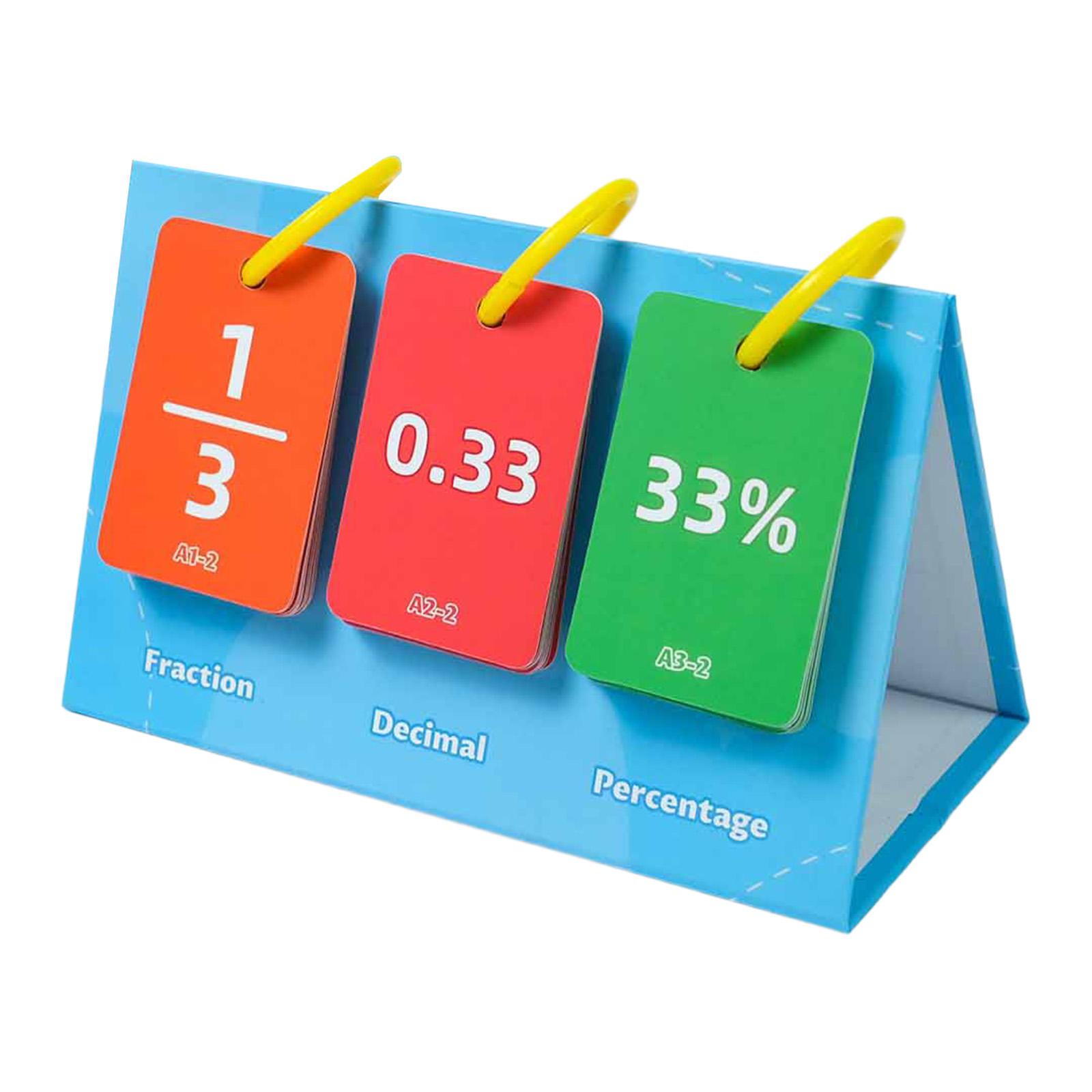 Fraction Percentage Decimal Fl - Kids Education Charts reseña y precio