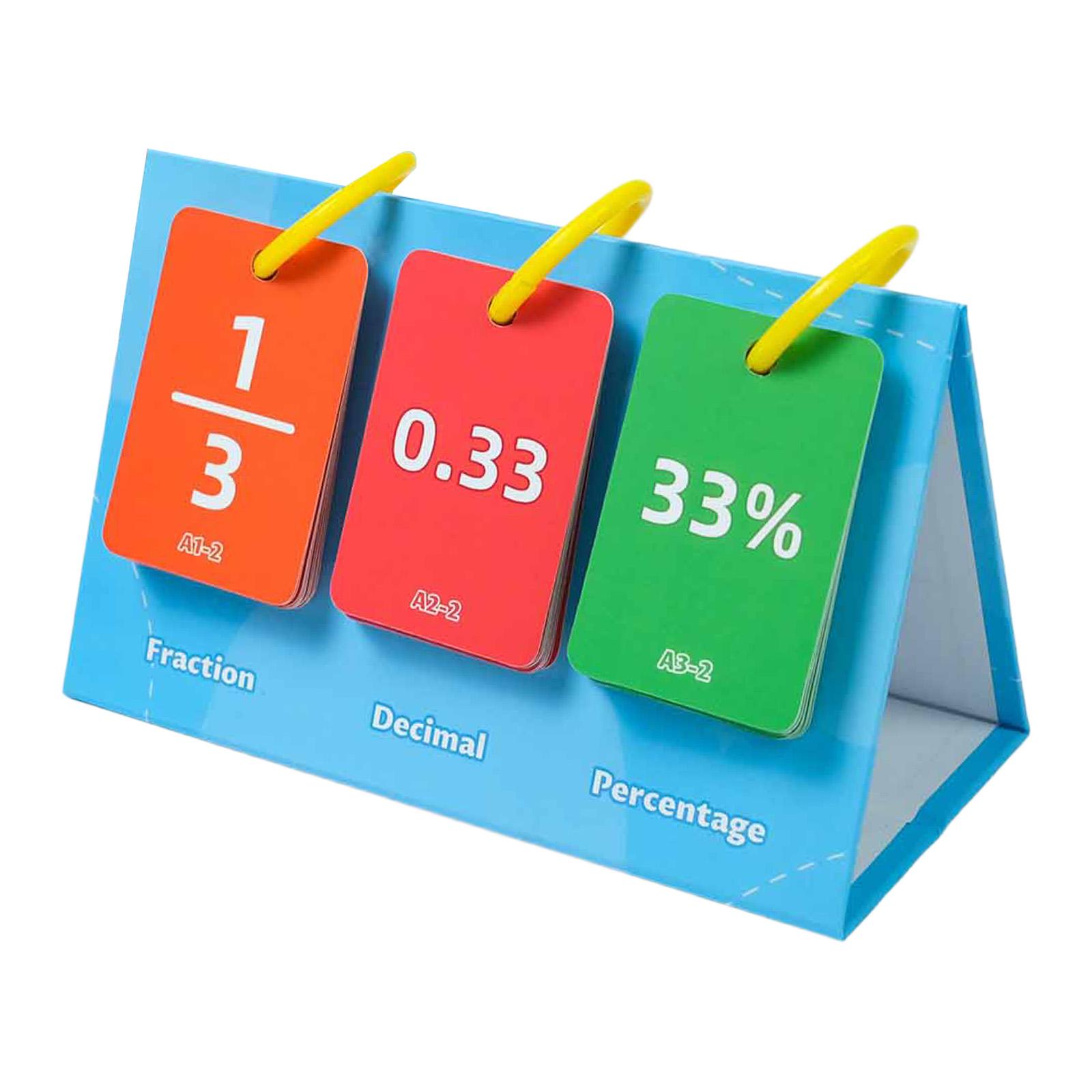 Fraction Percentage Decimal Fl - Kids Education Charts reseña y precio
