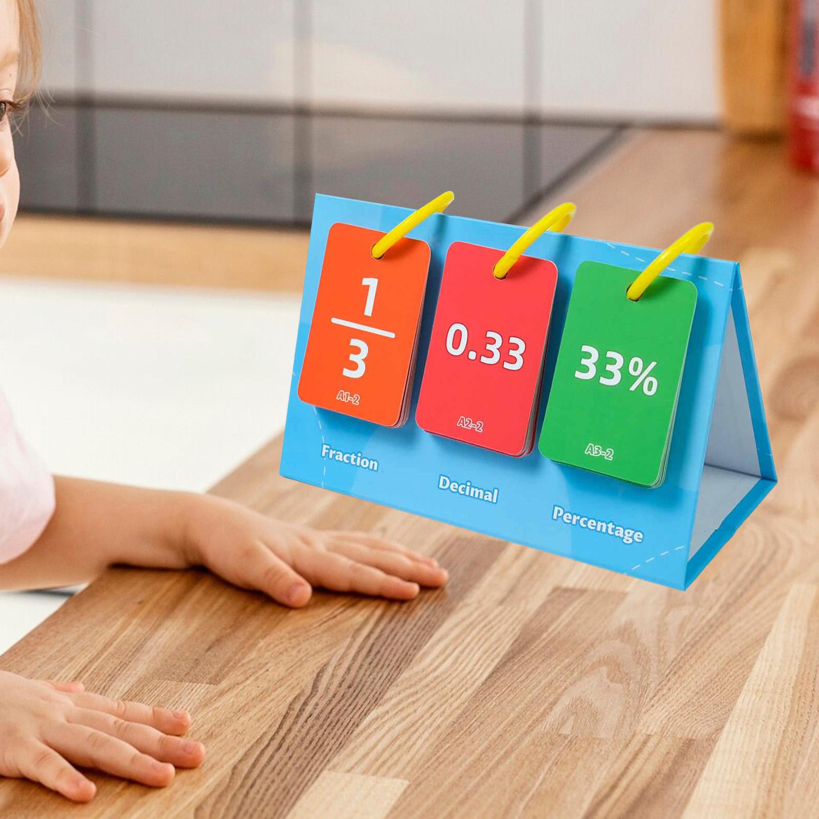 Fraction Percentage Decimal Fl - Kids Education Charts reseña y precio